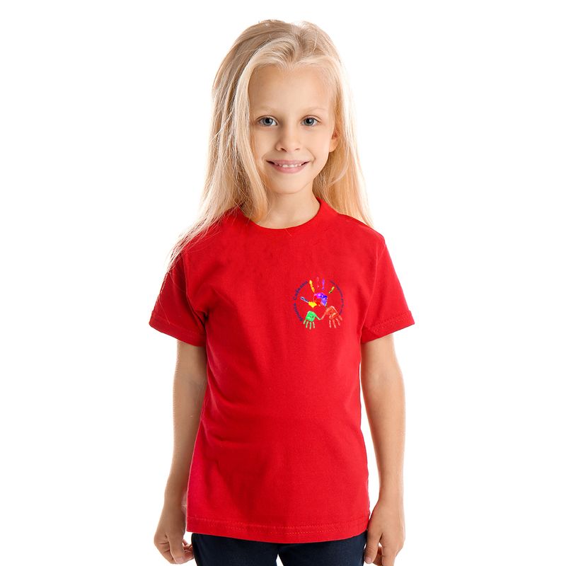 CAFASSO | T-shirt cotone manica corta unisex | Colore rosso
