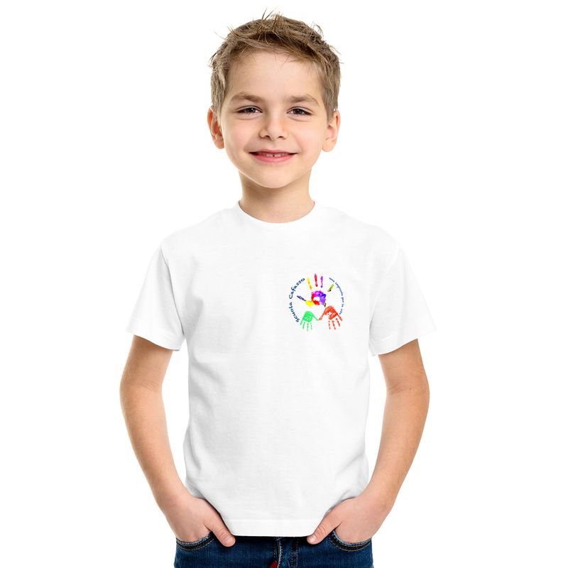 CAFASSO | T-shirt cotone manica corta unisex | Colore bianco