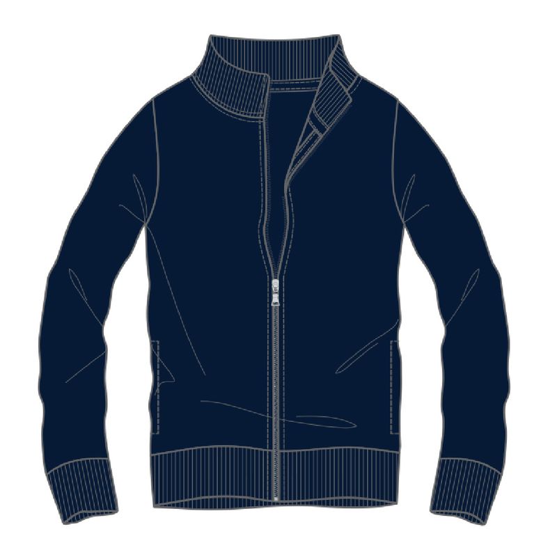 MELBY by Campagnolo | Felpa zip unisex | Colore blu