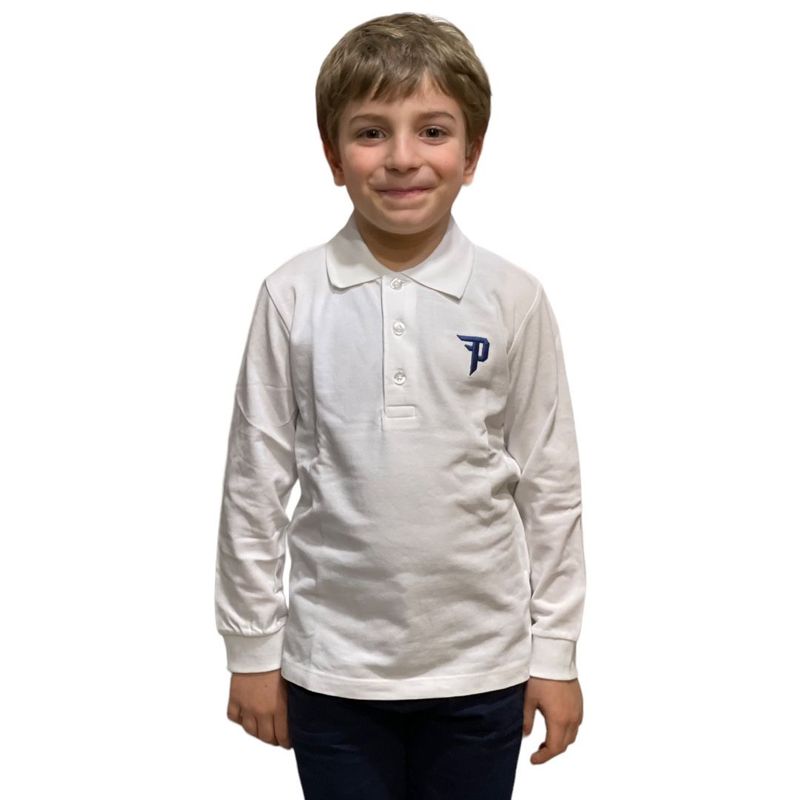 PHOENIX | Polo manica lunga cotone piquet | Colore bianco