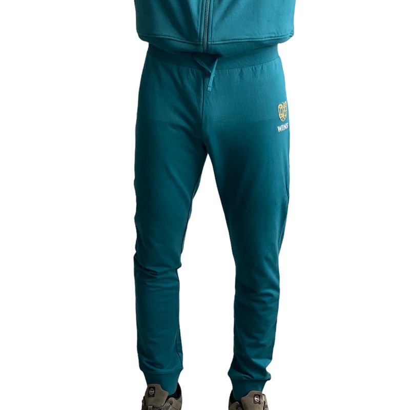 WINS | Pantalone in felpa unisex | Colore ottanio