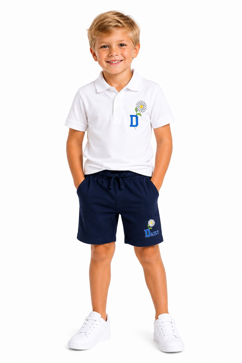 DAISY | Bermuda unisex | Colore blu navy
