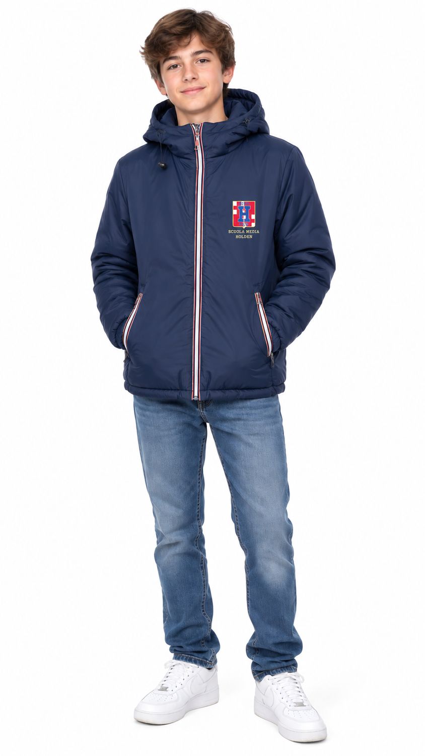HOLDEN | Jacket double face unisex | Colore blu navy