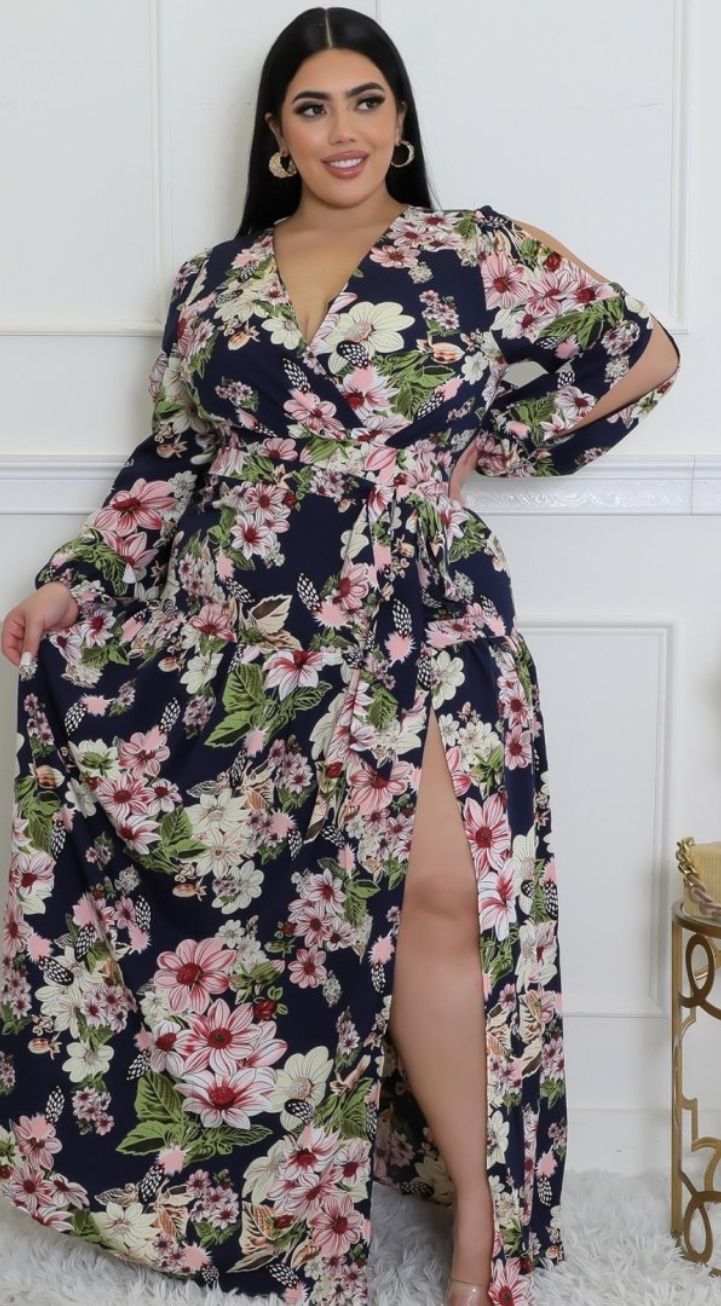 Plus Size Garden Dress