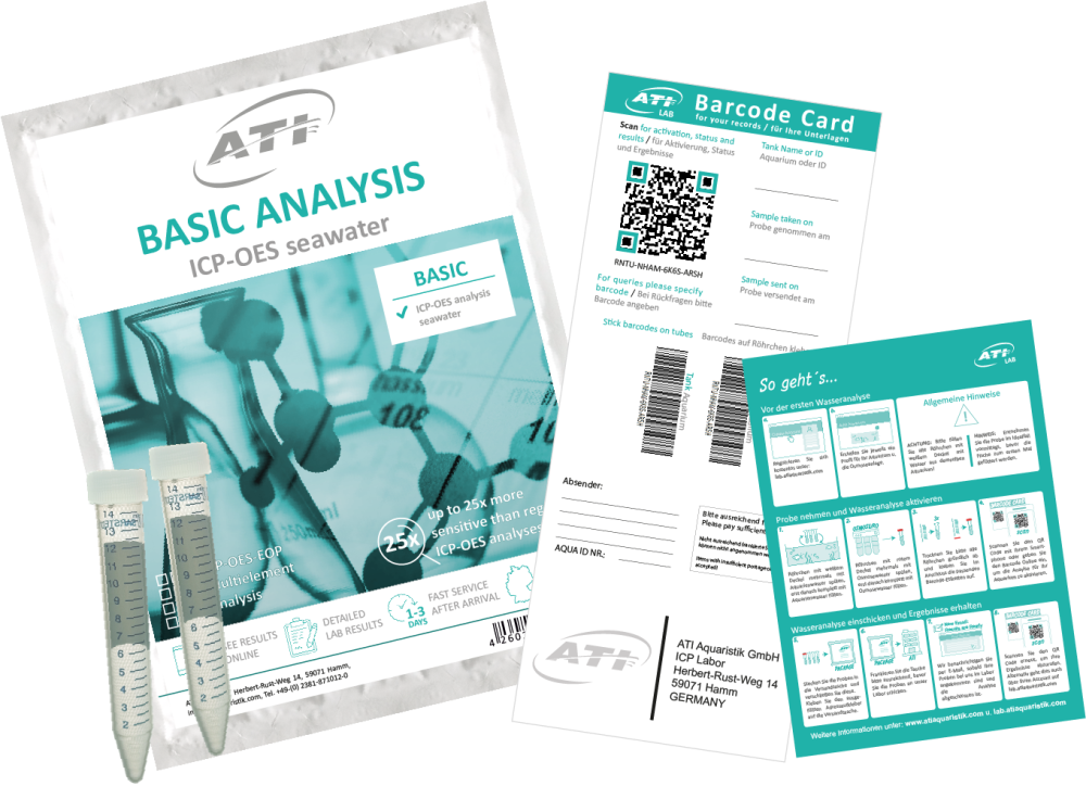 ATI ICP-OES Standard / Basic Analysis Set 3 Stück