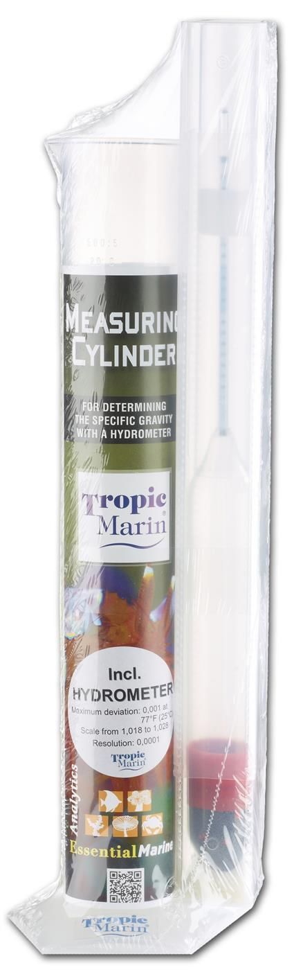 Tropic Marin Messzylinder inkl. Aräometer