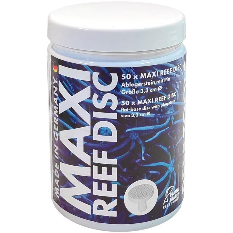 Fauna Marin MAXI Reef Disc - geöffnete Packung mit 35 Stück (ungenutzt), 3,3 cm