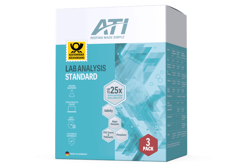 ATI ICP Laboranalyse Standard 3 pack inkl. Rückversand DE ATI ICP Laboranalyse Standard 3 pack inkl. Rückversand DE