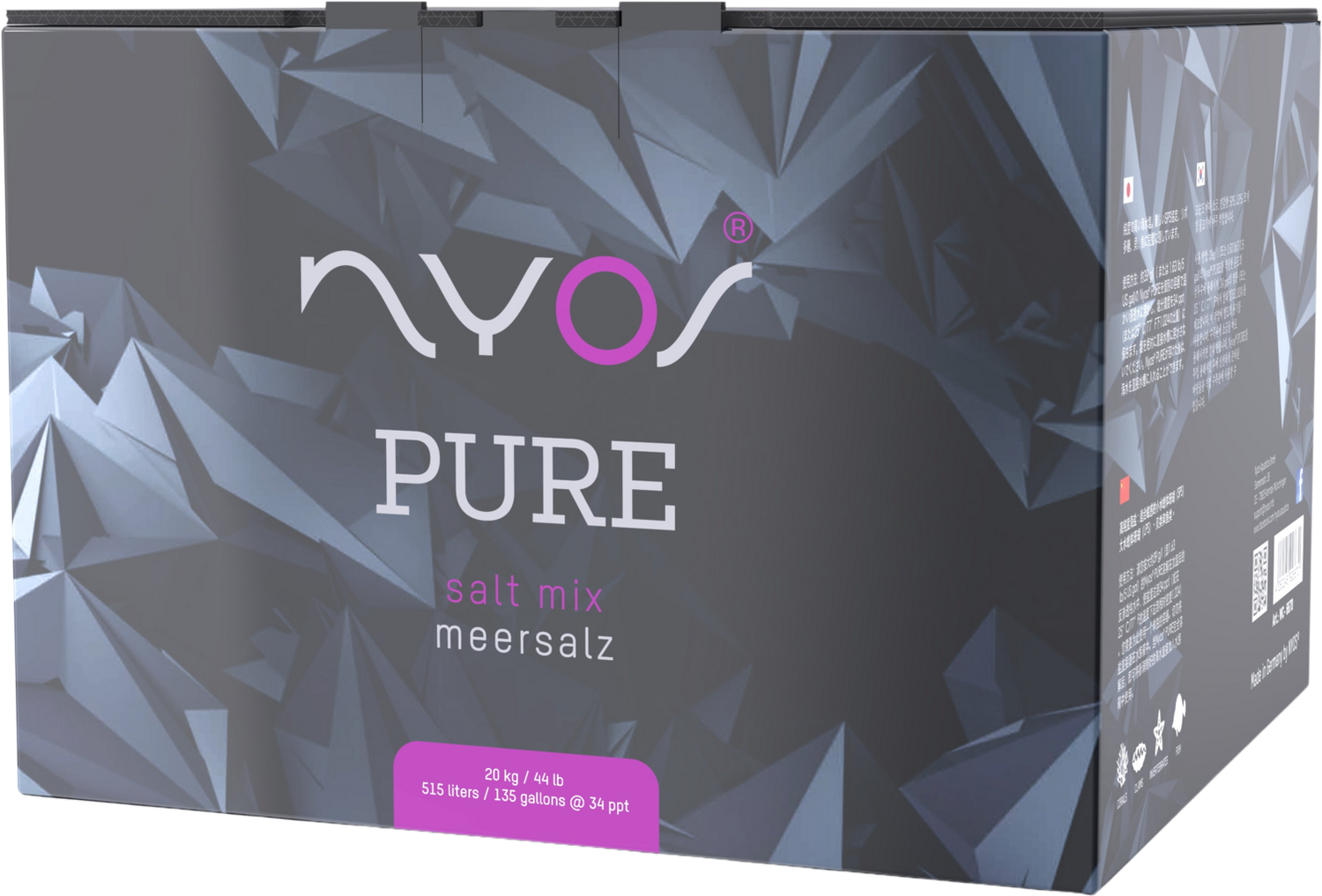 NYOS Pure Meersalz 20kg Karton