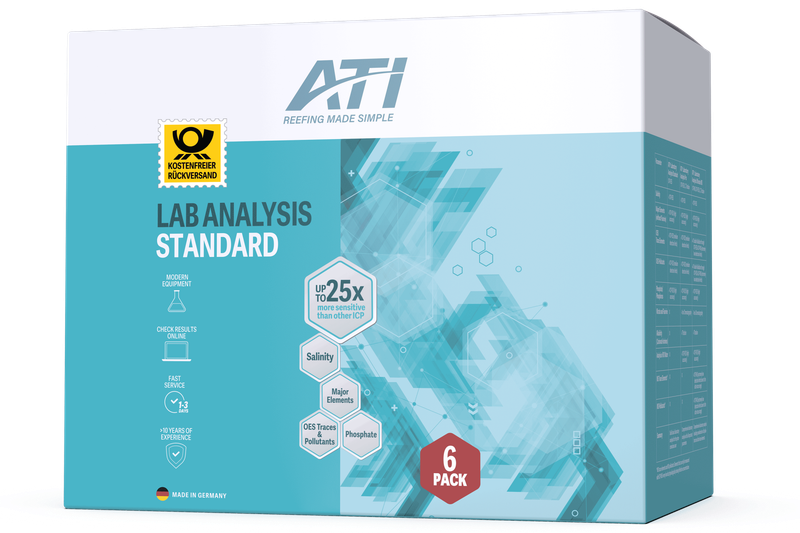 ATI ICP Laboranalyse Standard 6 pack inkl. Rückversand DE