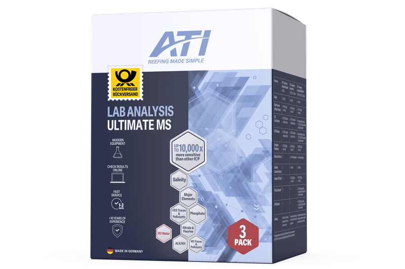 ATI ICP Laboranalyse Ultimate MS 3 pack inkl. Rückversand DE