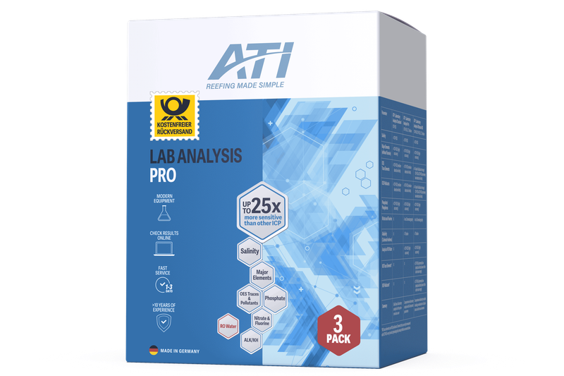 ATI ICP Laboranalyse Pro 3 pack inkl. Rückversand DE
