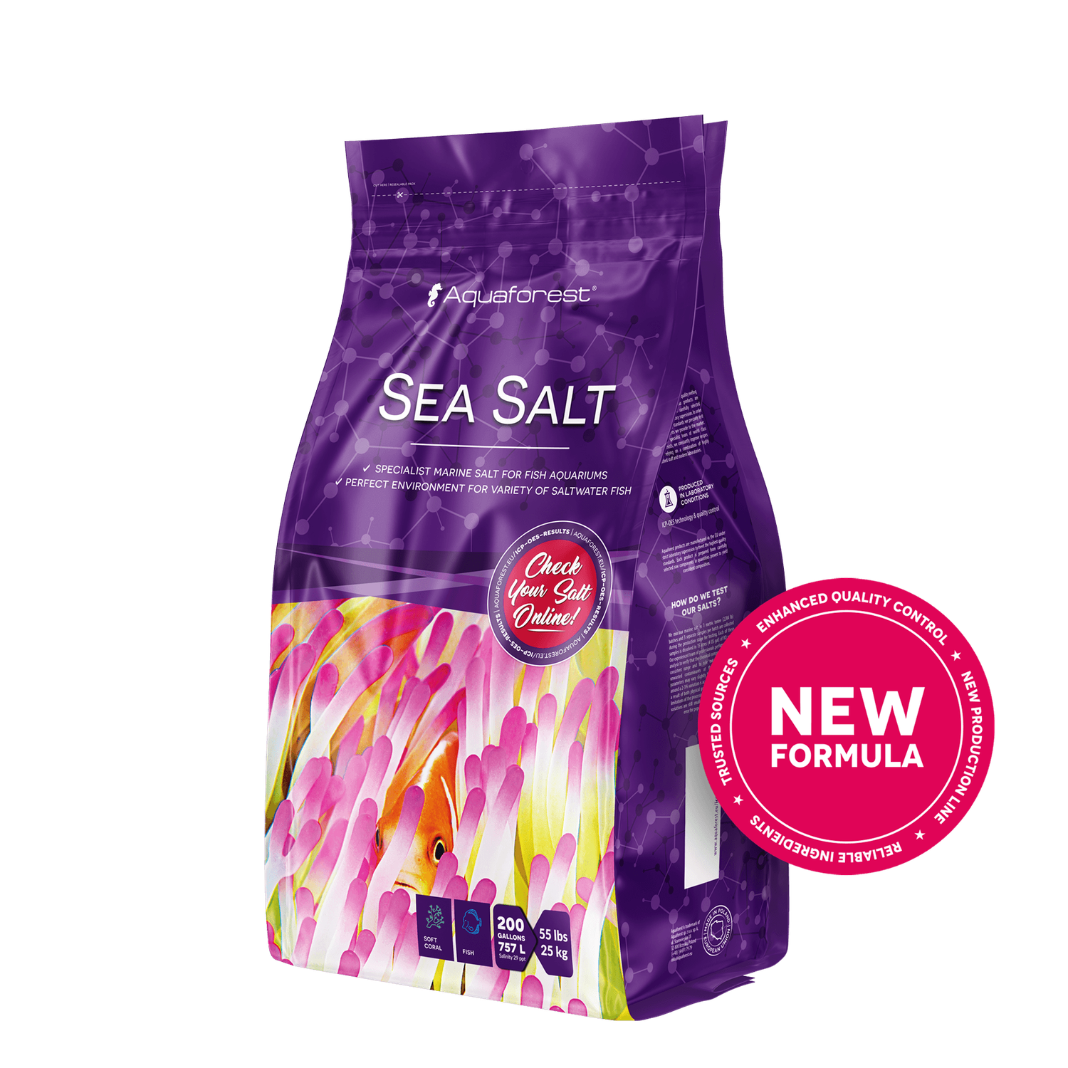 Aquaforest Sea Salt 25 kg Salz Karton