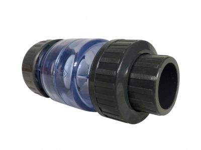 PVC Rückschlagventil Ø 25mm grau