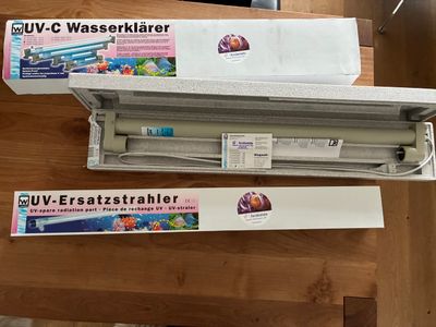 hw UV-Wasserklärer Modell 1000 GEBRAUCHT - aber mit nagelneuem Ersatzstrahler in OVP