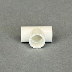 PVC Weiß T-Stück 90° 40mm
