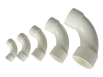 PVC Bogen weiß 20 mm