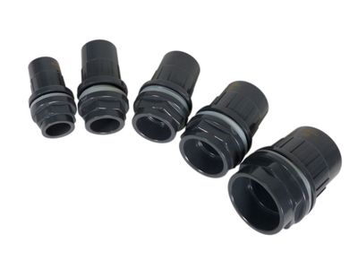 PVC Tankverschraubung Ø 50 mm grau