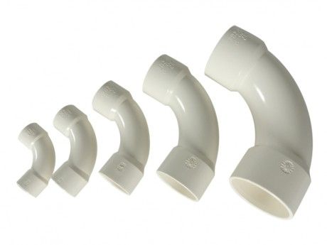 PVC Bogen weiß 50 mm