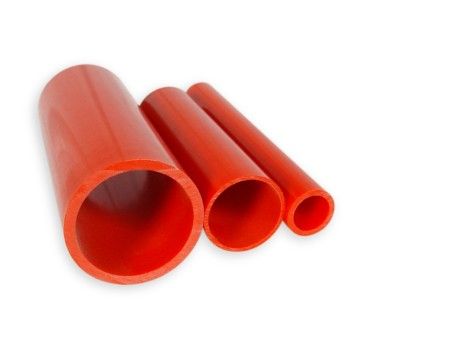 PVC Rohr rot 6 mm 2x 50cm