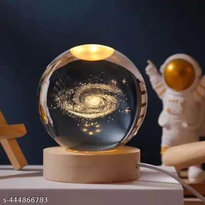 3D Galaxy Crystal Ball Night Lamp.