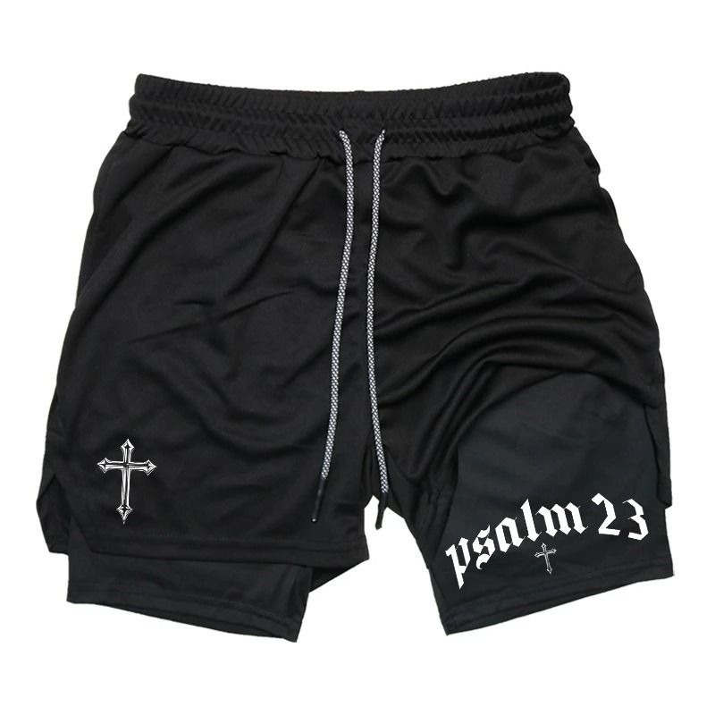 Psalm 23 gym shorts
