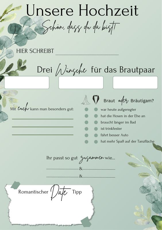 Gästebuch "Grün"