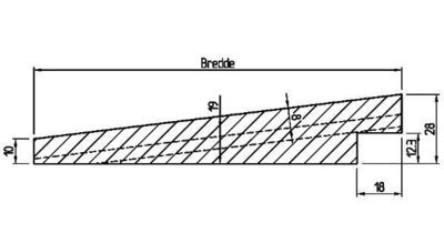 FURU 19X123 CUIMP SKRÅ KLED KL1 FURU 19X123 CUIMP SKRÅ KLED KL1