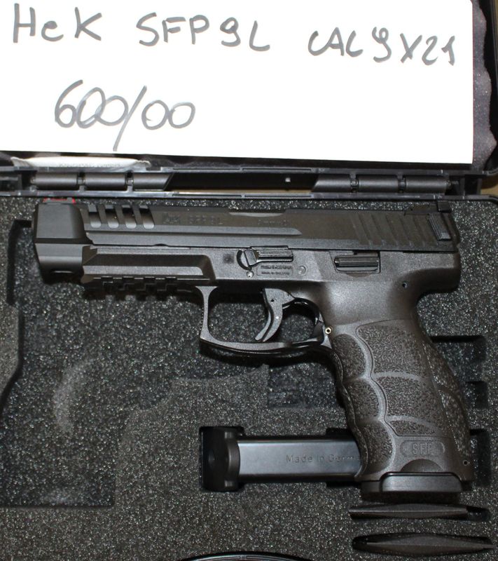 H&K SFP9L CAL.9X21  a 600,00€