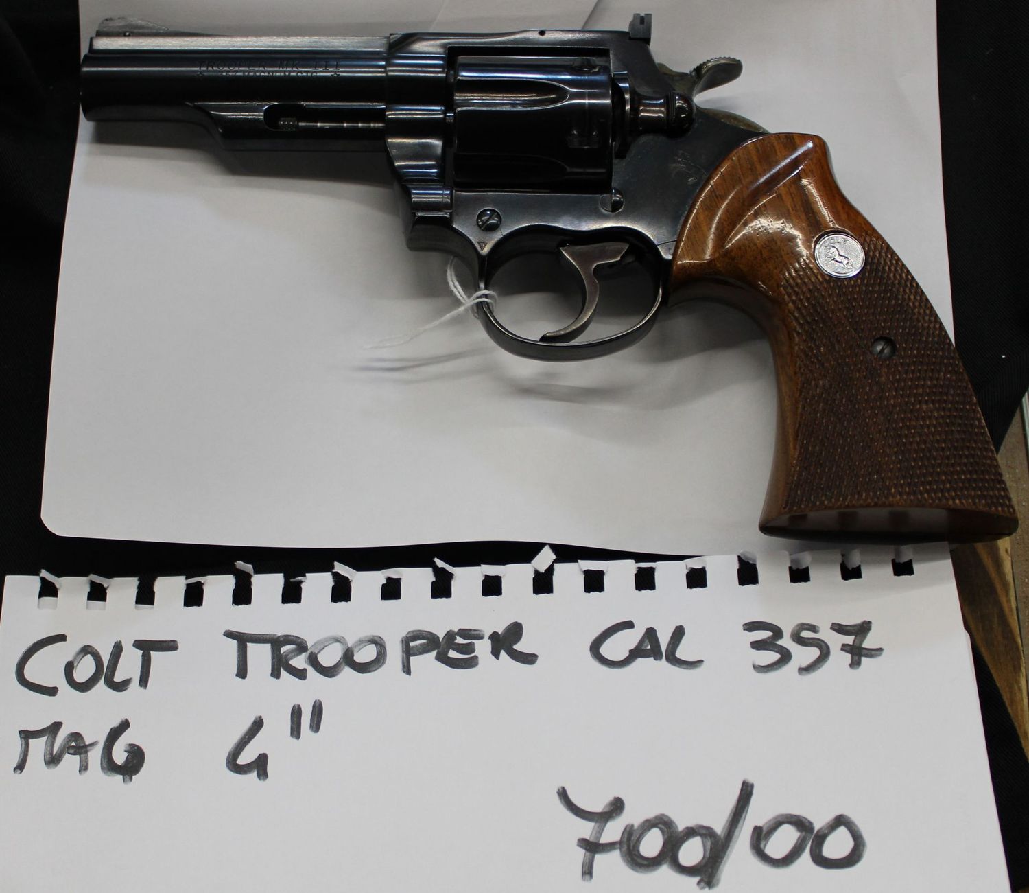 COLT TROOPER CAL. 357 MAG.  4" a 700,00€