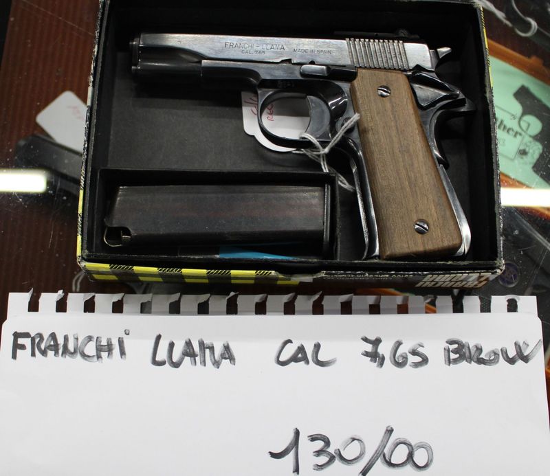 FRANCHI LLAMA CAL  7.65 BROW  a 130,00€