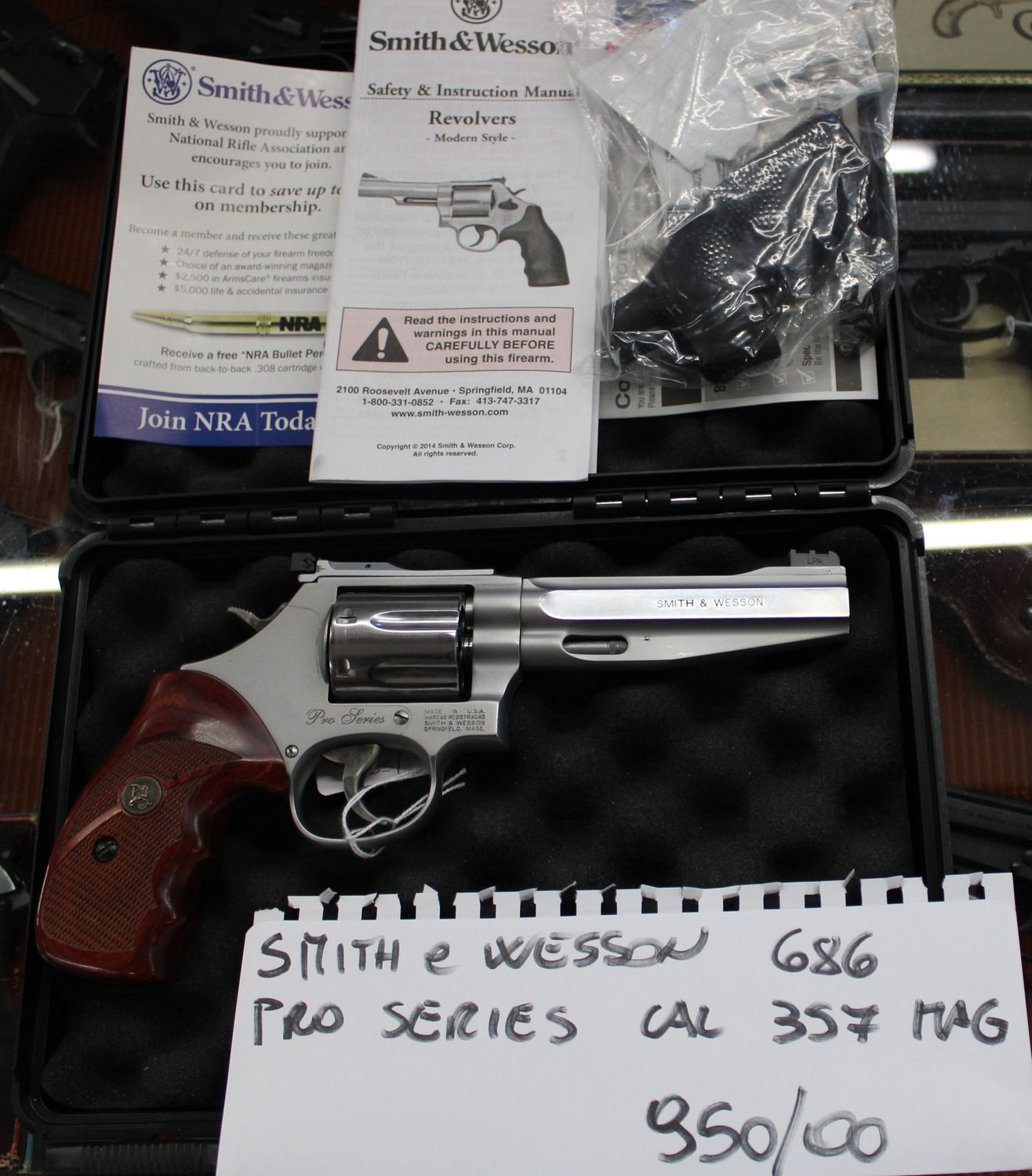 SMITH & WESSON CAL 357 MAG.  a 950,00€