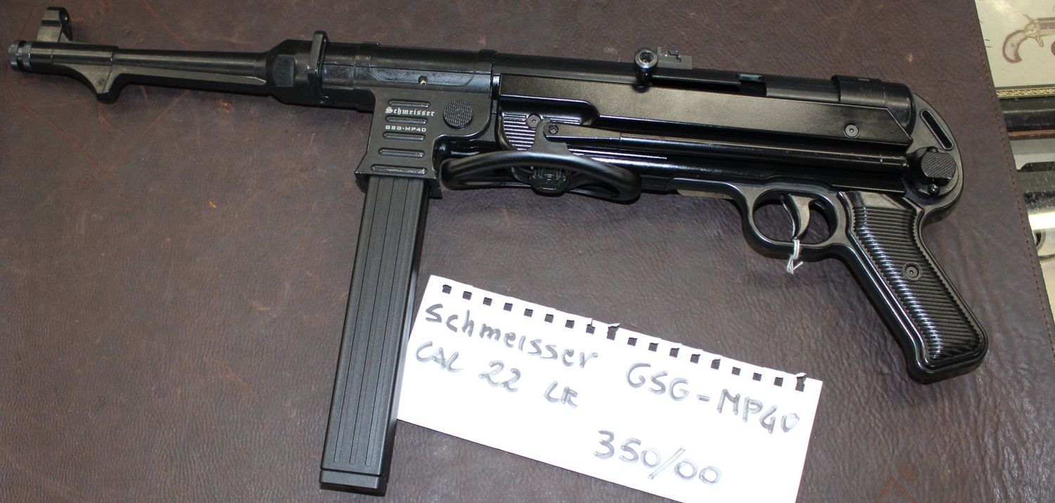 SCHMEISSER GSG MP40 CAL 22 LR a 350,00€
