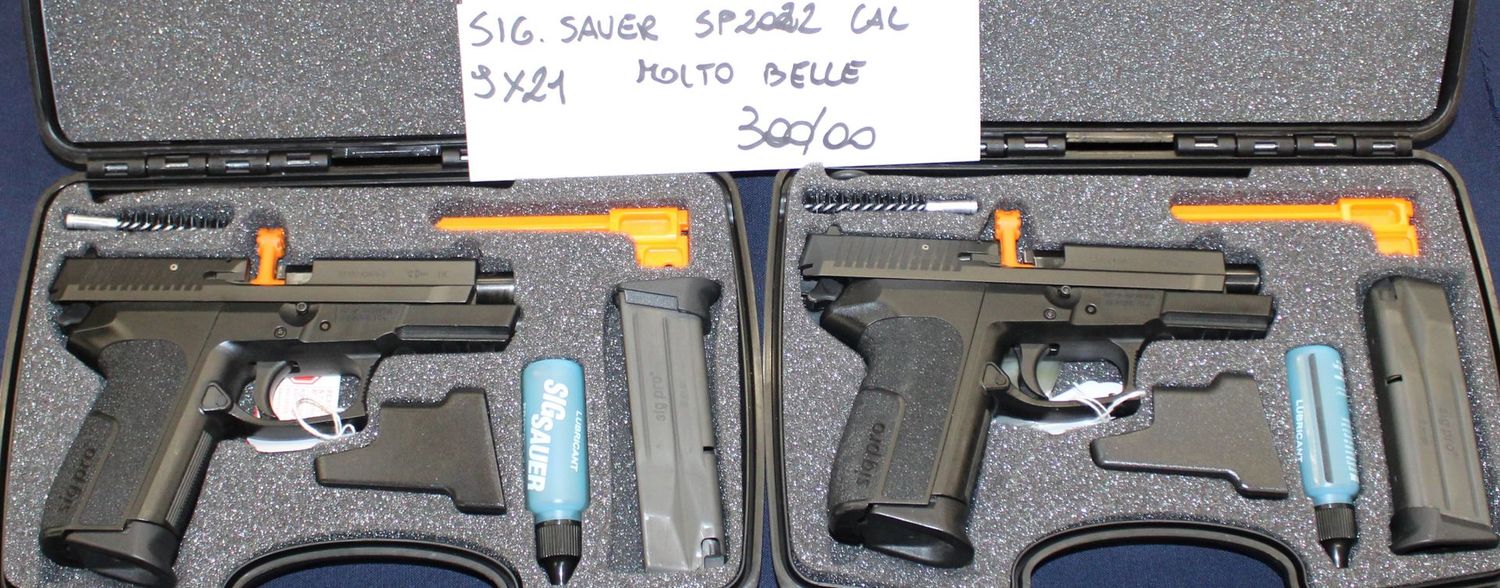 SIG.SAUER SP2022 CAL 9X21  a 300.00€