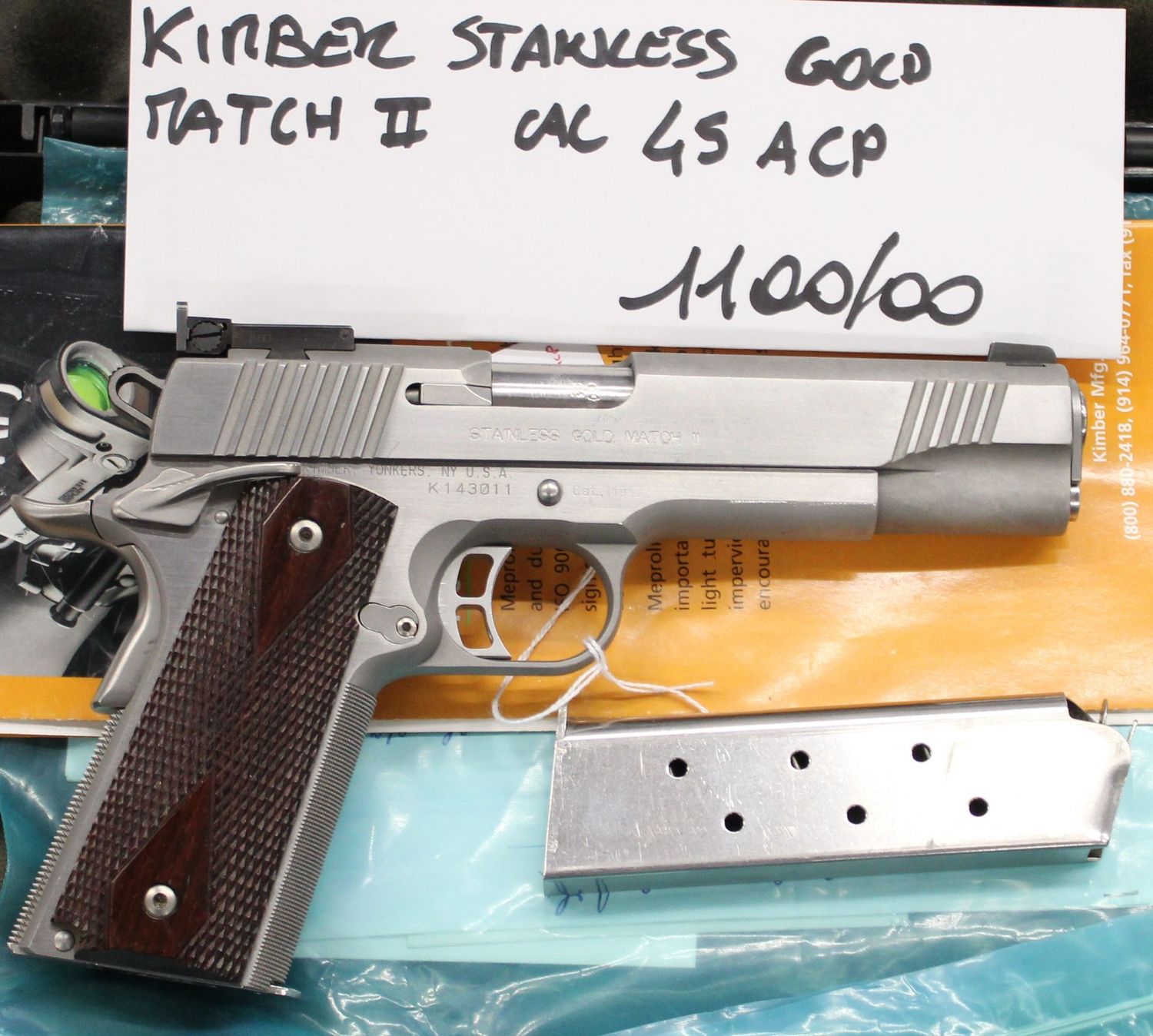 KIMBER STAINLESS GOLD MARCH II CAL. 45 ACP a 1100,00€