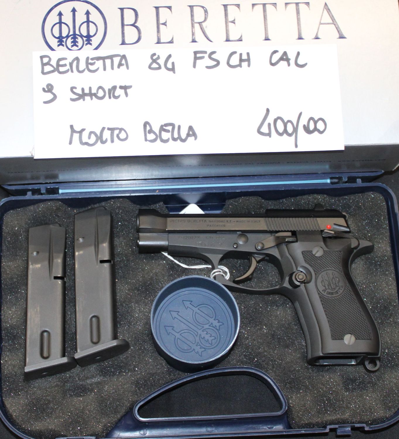 BERETTA 84 FS CHETTAH CAL. 9 SHORT a 400