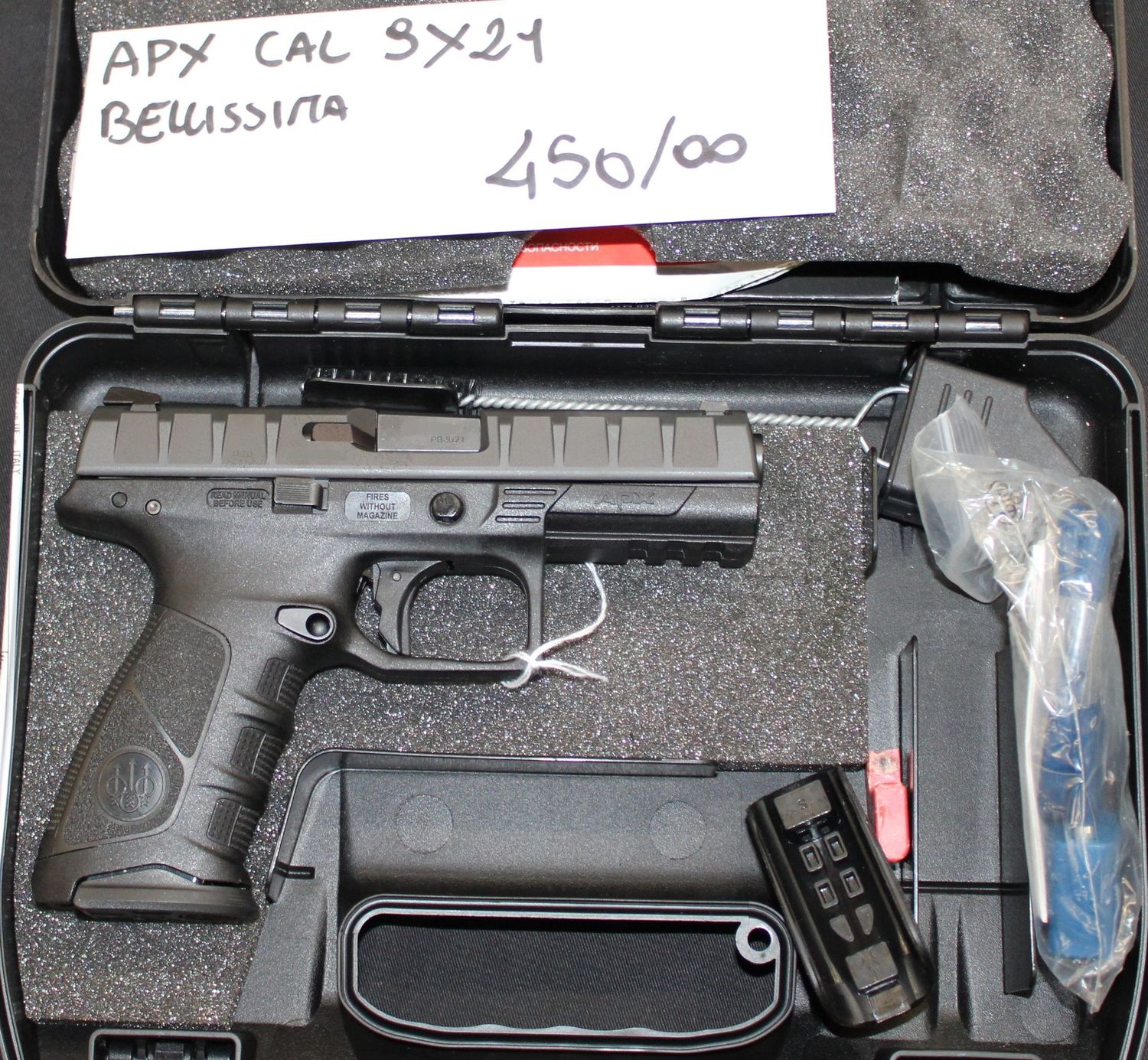 BERETTA APX CAL.9X21 a 450,00€