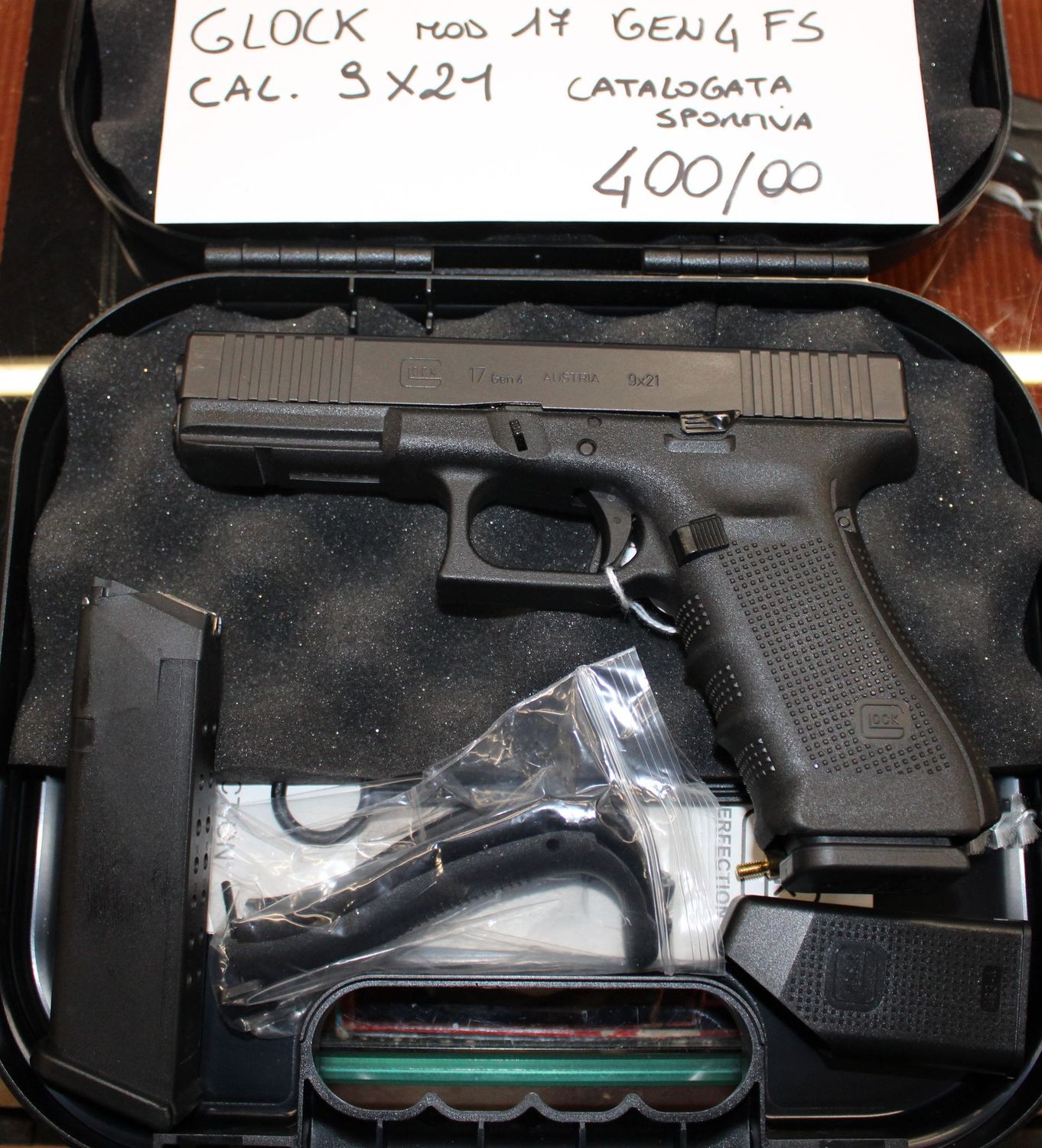 GLOCK MOD.17 GEN4 FS CAL 9X21 a 400,00€