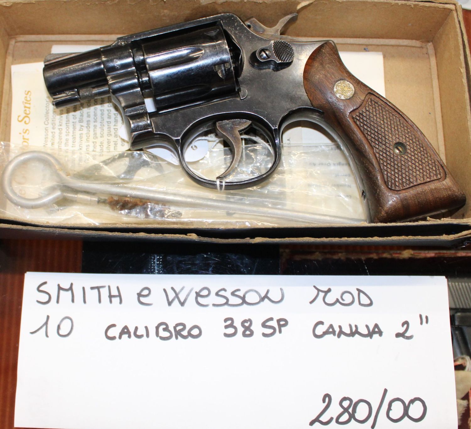 SMITH & WESSON MOD.10 CAL.38SP a 280,00€