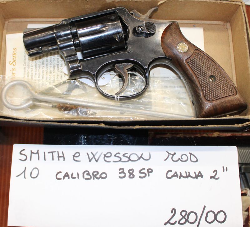 SMITH & WESSON MOD.10 CAL.38SP a 280,00€