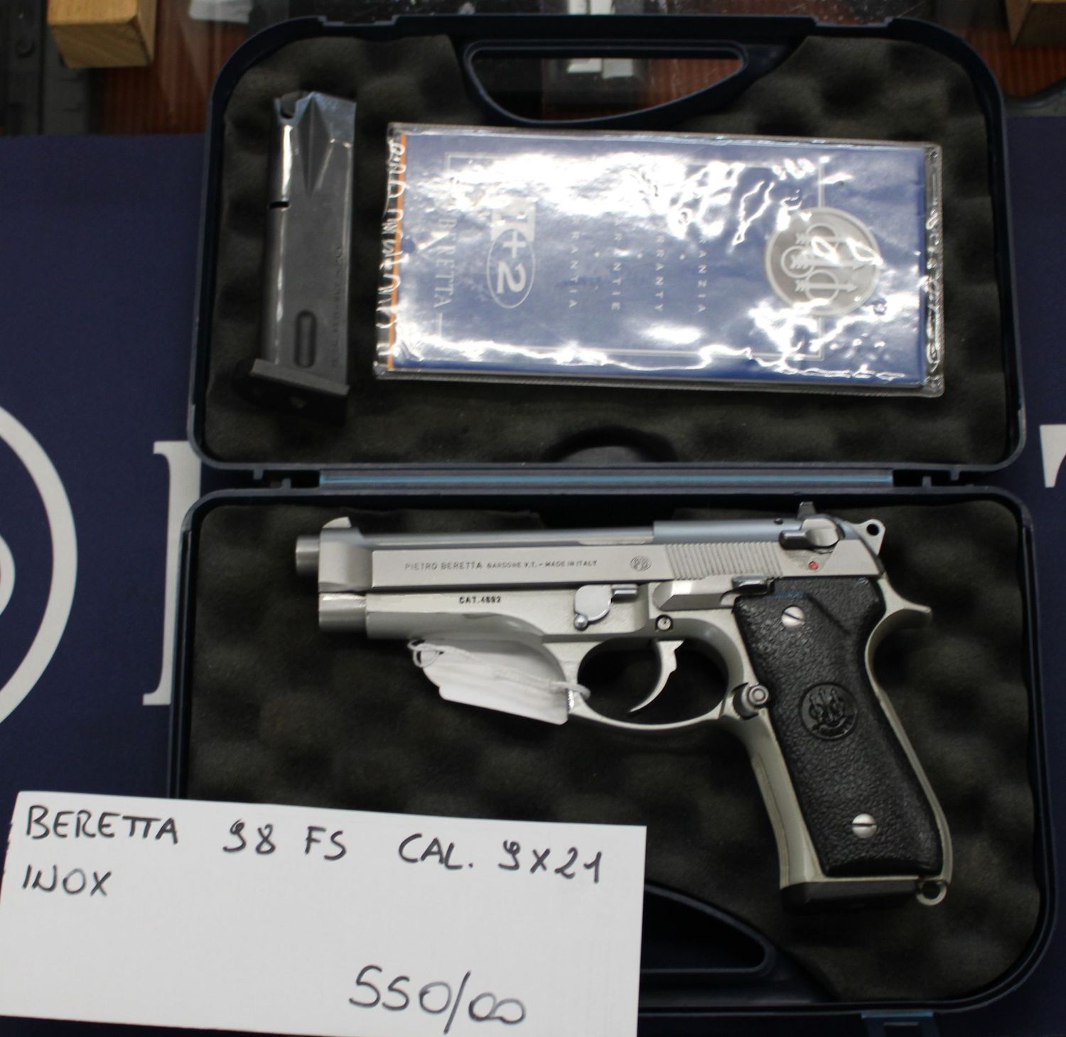 P.BERETTA 98 FS INOX CAL. 9X21 a  550,00€