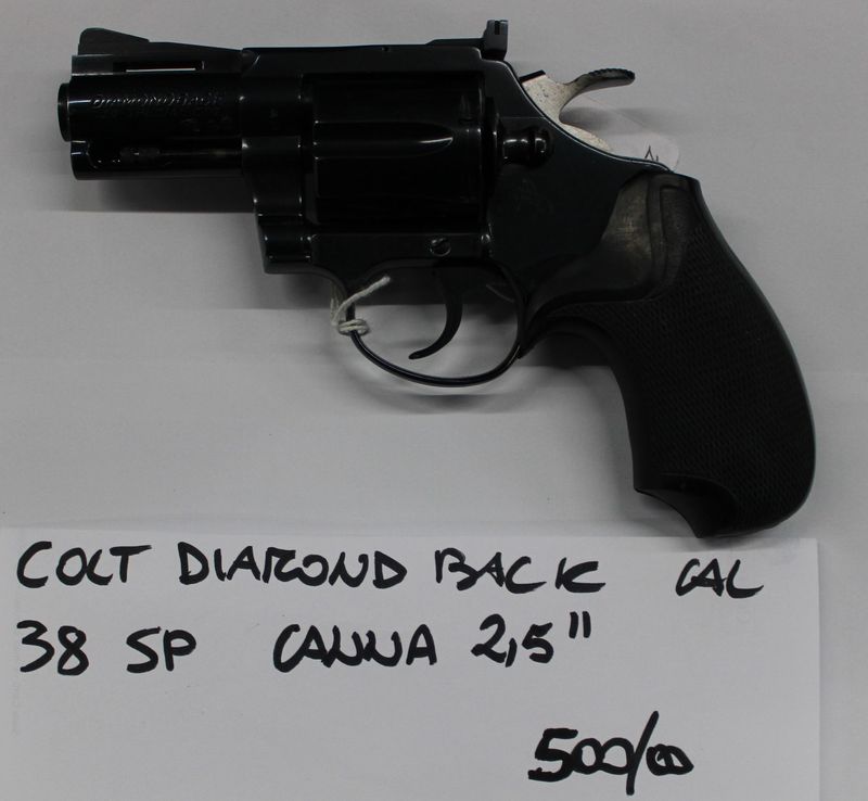 COLT DIAMOND BACK  CAL. 38 SP  a 500,00€