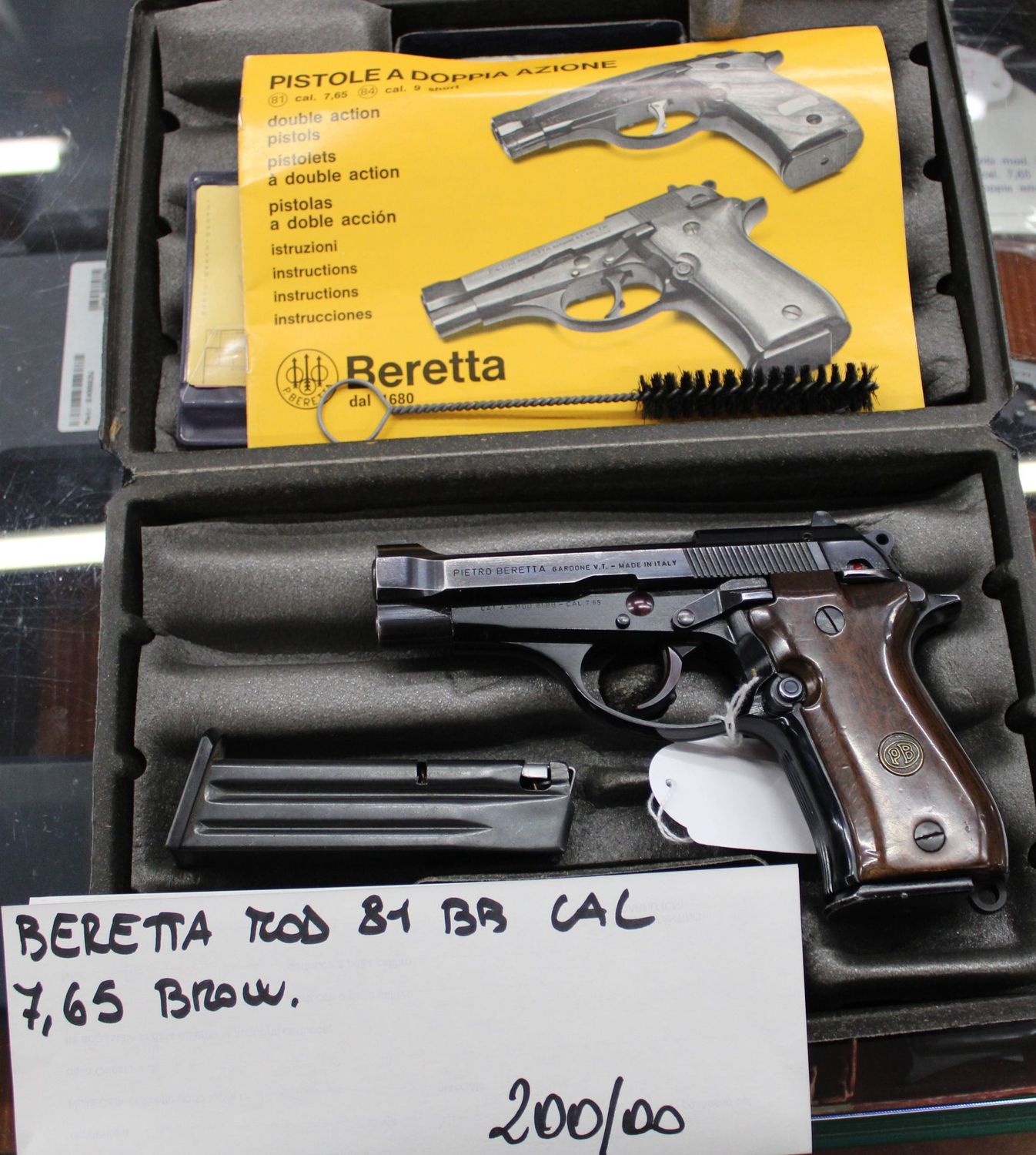 BERETTA MOD.81 BB CAL. 7.65 BROW. a 200,00€
