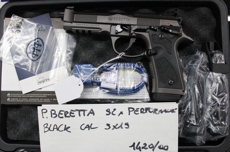 P.BERETTA 92X PERFOMANCE DARK SERIES CAL. 9X19 a  1420,00€