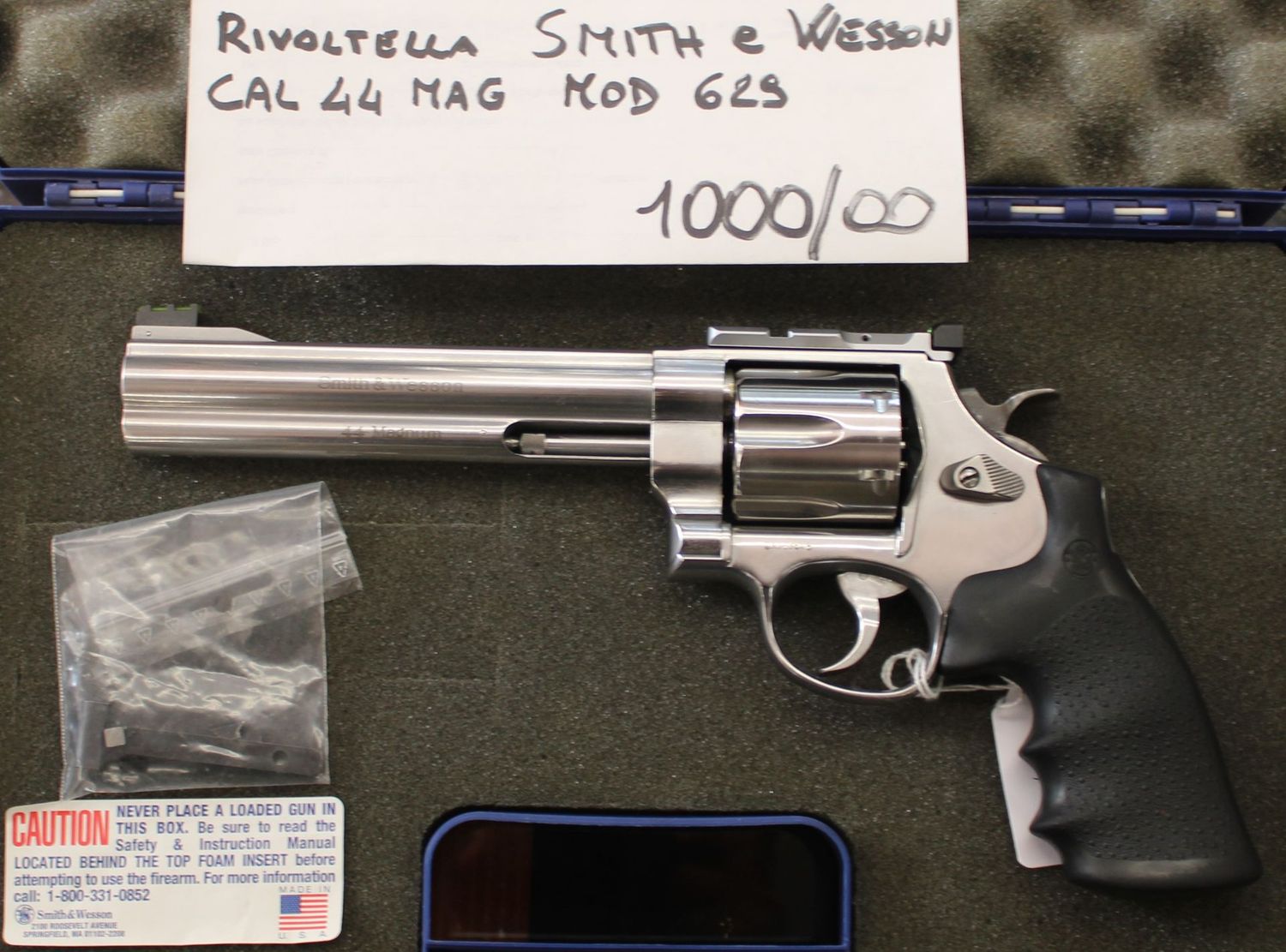 SMITH & WESSON CAL 44 MAG. a 1000,00€