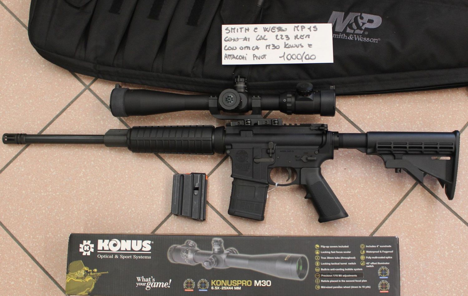 SMITH & WESSON MP15 CAL 223 REM a 1000,00€