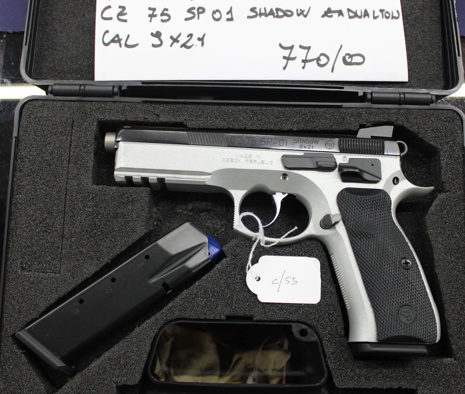 CZ 75 SP01 SHADOW DUALTON CAL. 9X21 a 770,00€