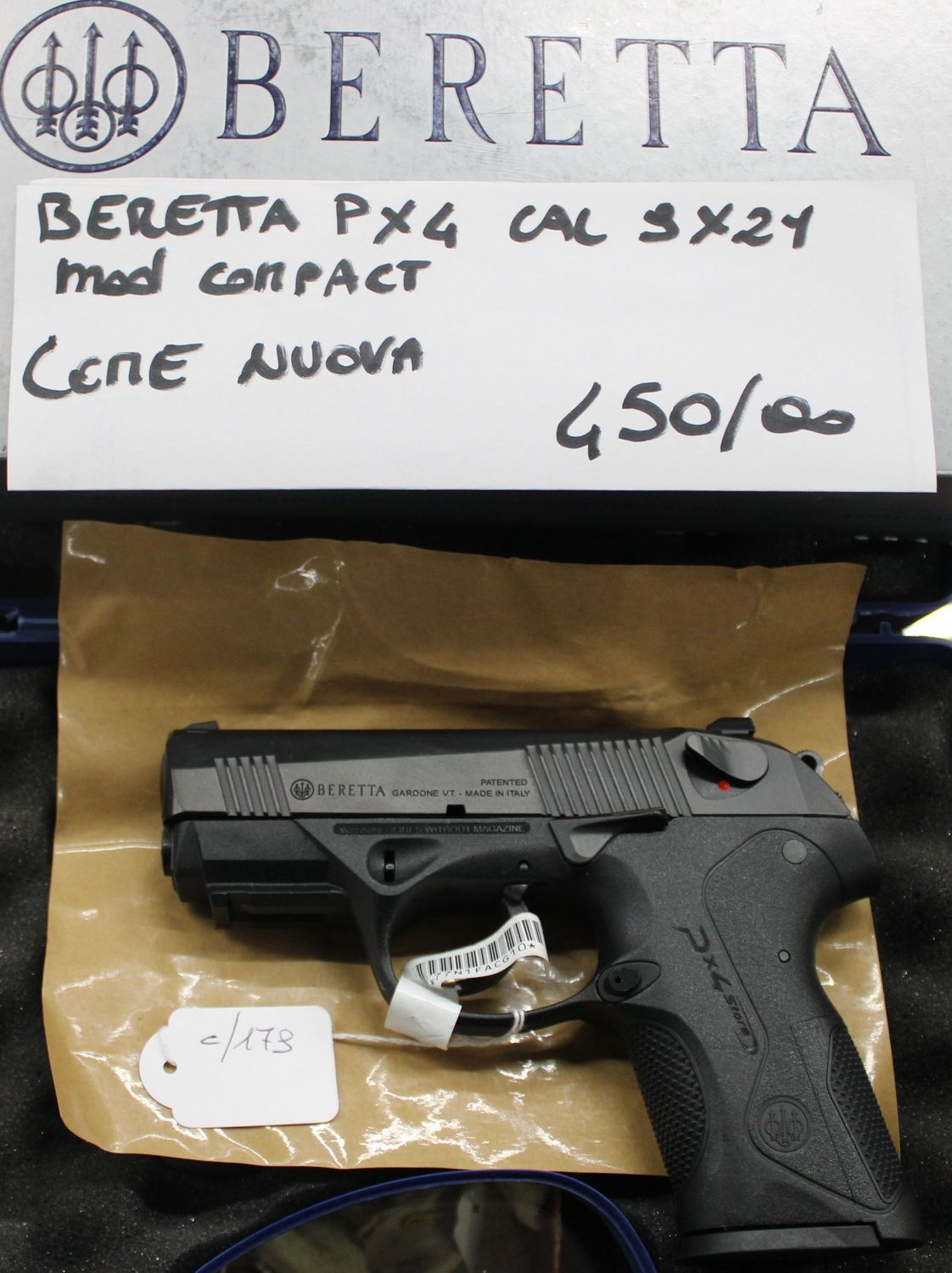 BERETTA PX4 COMPACT CALIBRO 9X21 a 450,00€