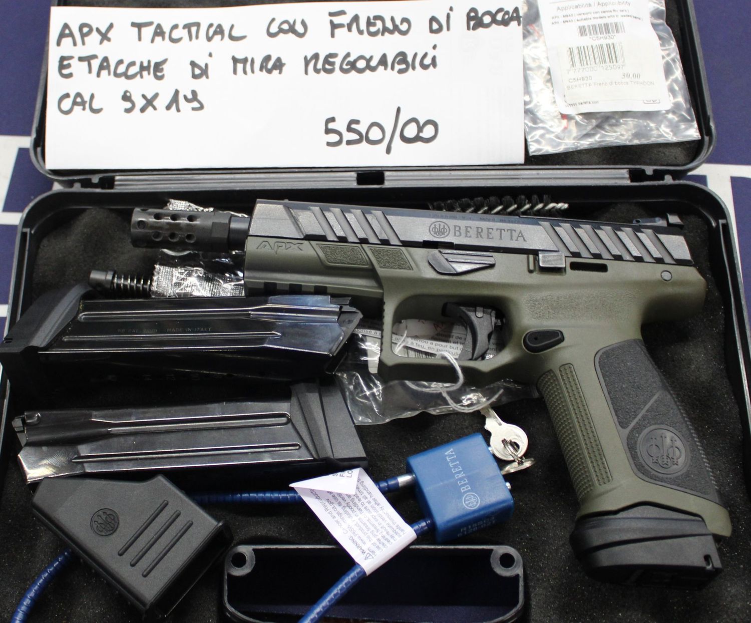 BERETTA APX TACTICAL CAL.9X19  a 550,00€