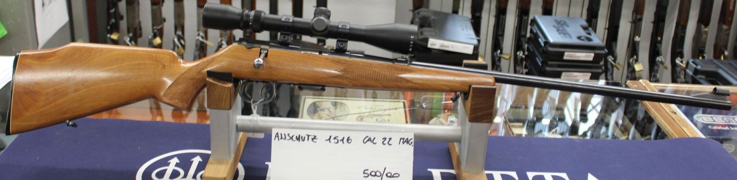 ANSCHUTZ 1516 CAL. 22 MAG. a 500,00€